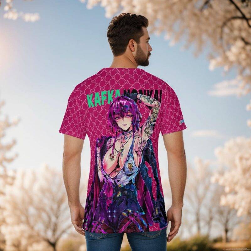 Kafka Honkai Star Rail Ahegao Hentai Shirt (4)