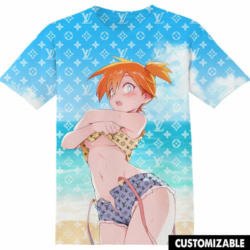 Customized Pokemon Misty Kasumi LV Luxury Adult And Kid Tshirt HG