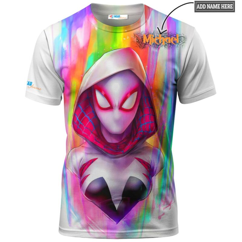 Spider Gwen In Spider Man Universe Marvel Comics Shirt (1)