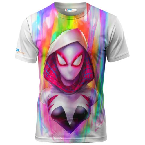 Spider Gwen In Spider Man Universe Marvel Comics Shirt (2)