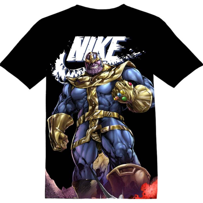 Customized Marvel Thanos Tshirt Fan Adult And Kid Tshirt