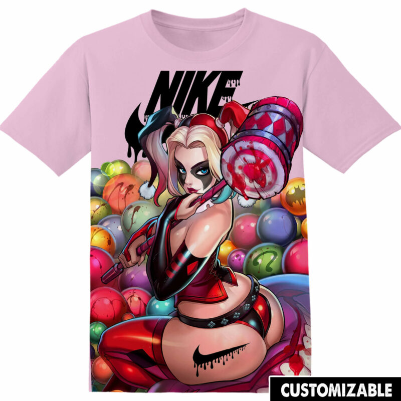 Customized Harley Quinn Adult And Kid Tshirt