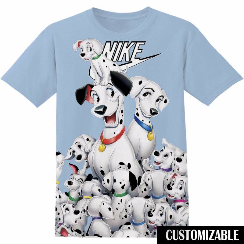 Customized Disney 101 Dalmatians Love Tshirt Adult And Kid Tshirt