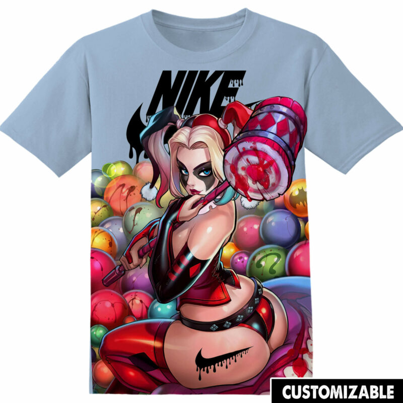 Customized Harley Quinn Adult And Kid Tshirt