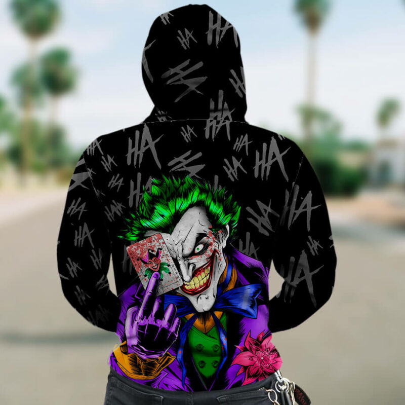 Customized Movie Gift DC Comics Joker Tshirt Fan Adult And Kid Tshirt Hoodie