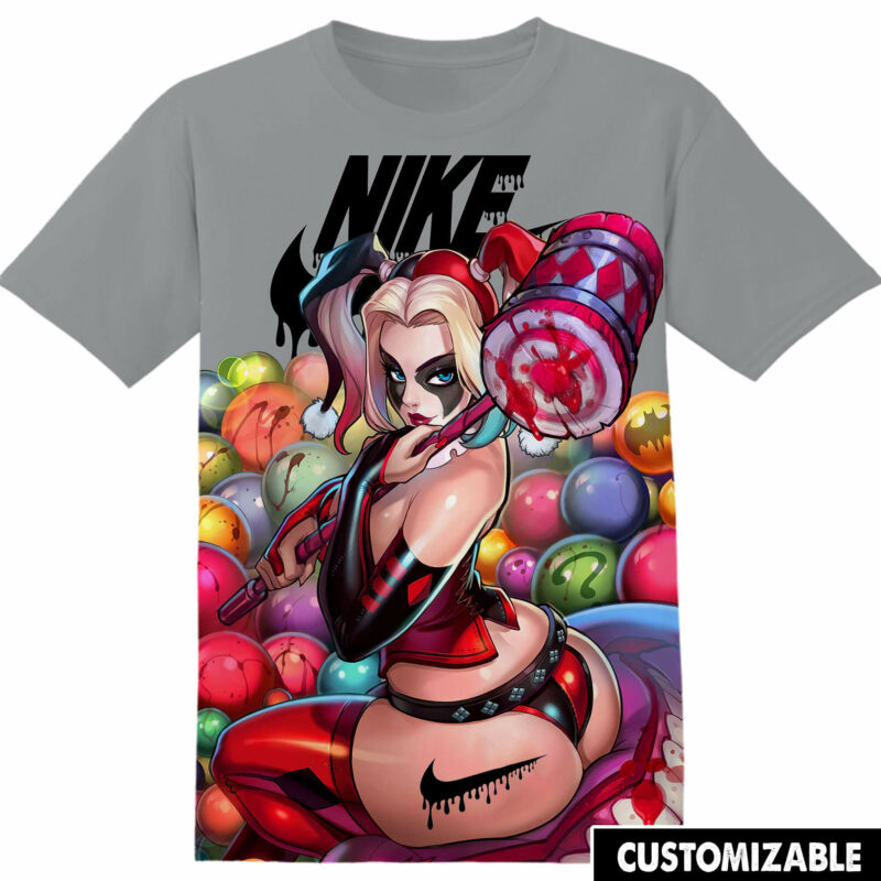 Customized Harley Quinn Adult And Kid Tshirt