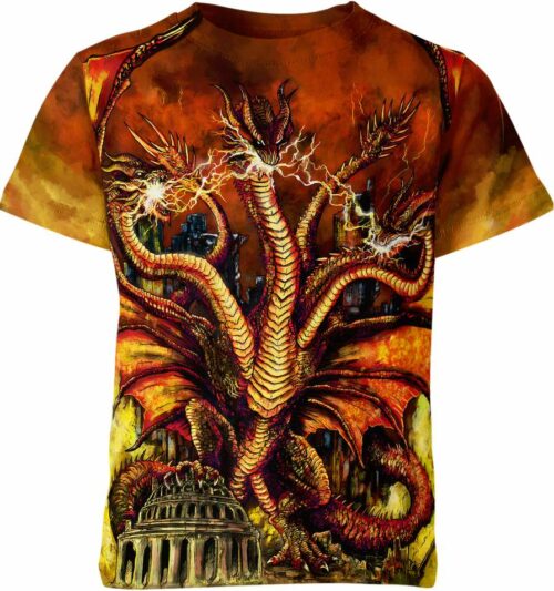 King Ghidorah Godzilla Shirt