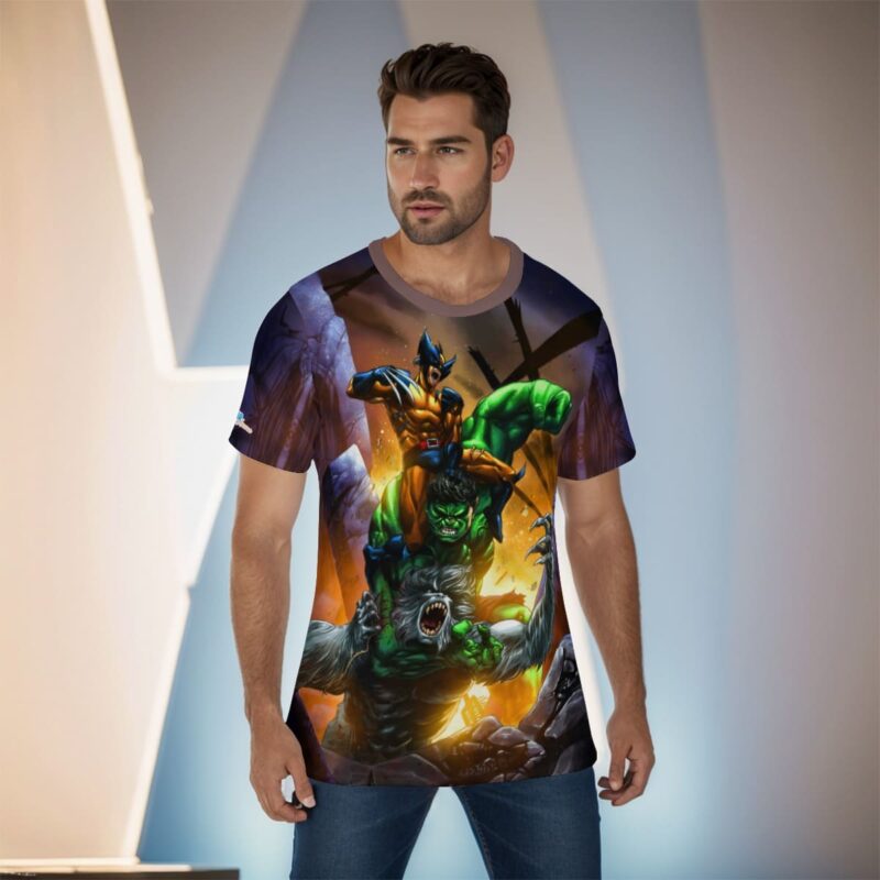 Wolverine Hulk Wendigo Marvel Comics Shirt (1)