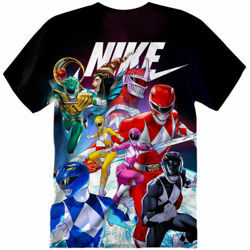 Customized Power Rangers Fan Adult And Kid Tshirt