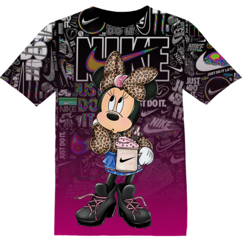 Customized Chic Minnie Disney Fan Adult And Kid Tshirt