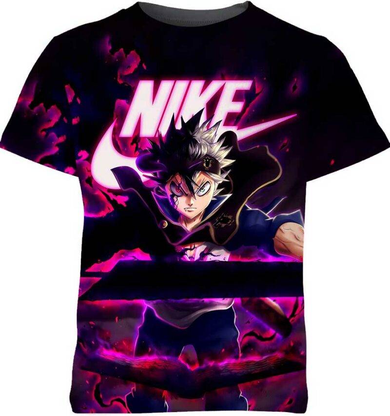 Customized Anime Gift Asta Black Clover Fan Adult And Kid Tshirt