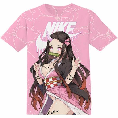 Customized Anime Gift Demon Slayer Kimetsu no Yaiba Kawaii Tshirt Fan Adult And Kid Tshirt