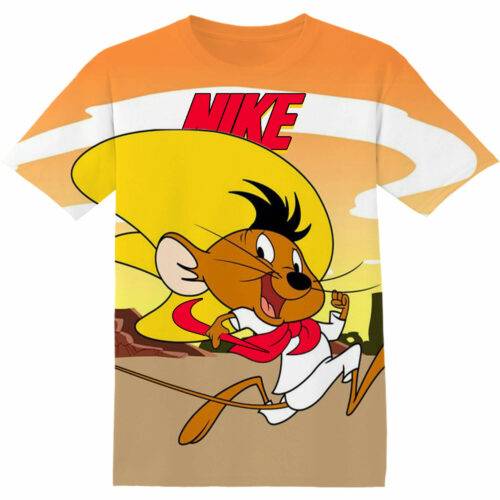 Customized Cartoon Gift Speedy Gonzales Tshirt Adult And Kid Tshirt