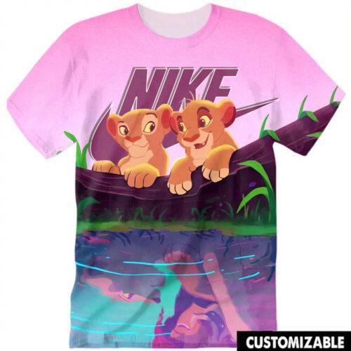 Customized Disneys The Lion King Simba And Nalas Tshirt Adult And Kid Tshirt