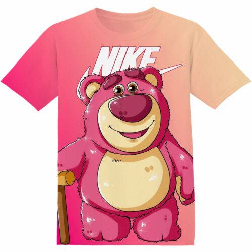 Customized Disney Lotso Pink Teddy Bear Tshirt Adult And Kid Tshirt