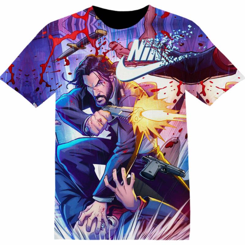 Customized Movie John Wick Tshirt Adult And Kid Tshirt