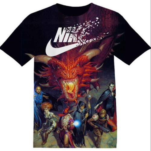 Customized Dungeons and Dragons Tshirt Adult And Kid Tshirt