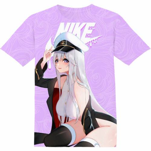 Customized Gaming Azur Lane Bismarck Kawaii Sexy Tshirt Adult And Kid Tshirt