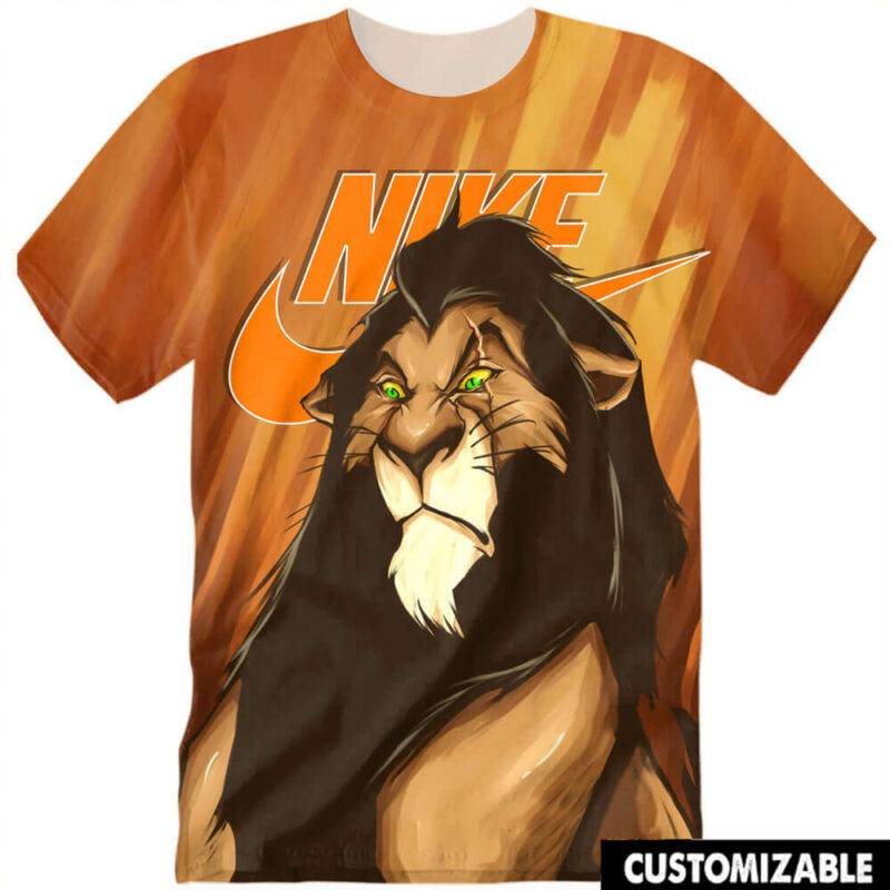 Customized Disneys The Lion King Scar Tshirt Adult And Kid Tshirt