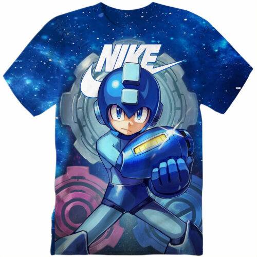 Customized Gaming Mega Man Tshirt Adult And Kid Tshirt