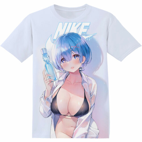 Customized Anime Gift Re Zero Rem Kawaii Tshirt Fan Adult And Kid Tshirt