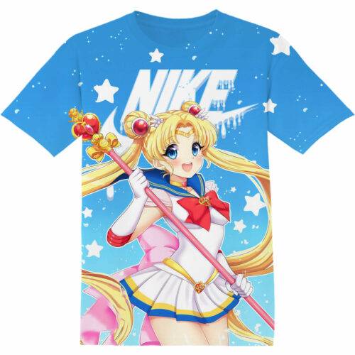 Customized Anime Gift Sailor Moon Cute Tshirt Fan Adult And Kid Tshirt