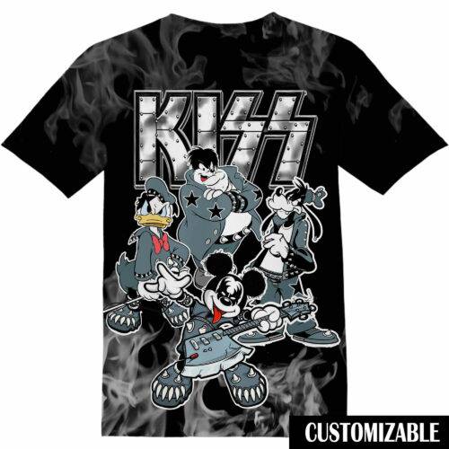 Customized Rock Band Kiss Tshirt Adult And Kid Tshirt