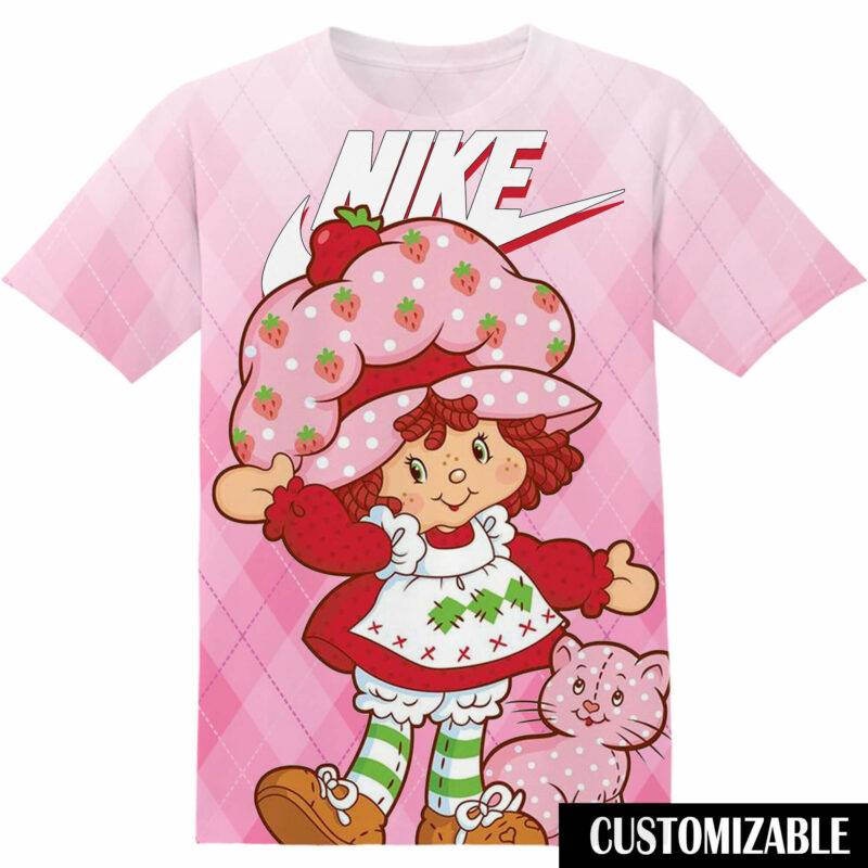 Customized Strawberry Shortcake Tshirt Adult And Kid Tshirt