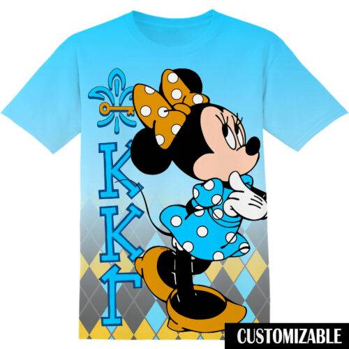 Customized Kappa Kappa Gamma Disney Minnie Tshirt Adult And Kid Tshirt