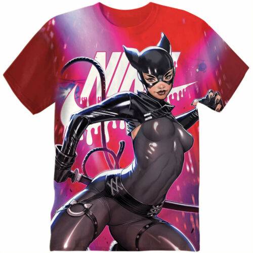 Customized Batman Catwoman Kawaii Sexy Tshirt Adult And Kid Tshirt