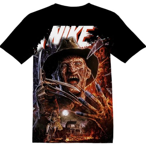 Customized A Nightmare on Elm Street Freddy Krueger Tshirt Adult And Kid Tshirt