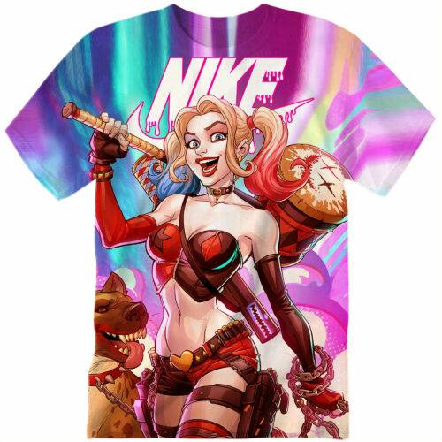 Customized Harley Quinn Kawaii Tshirt Adult And Kid Tshirt