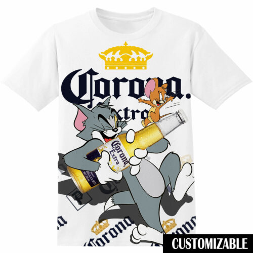 Customized Corona Tom And Jerry Tshirt Adult And Kid Tshirt