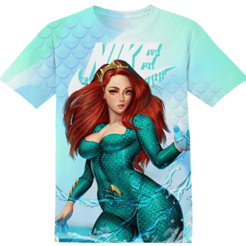 Customized Aquaman Mera Kawaii Tshirt Adult And Kid Tshirt