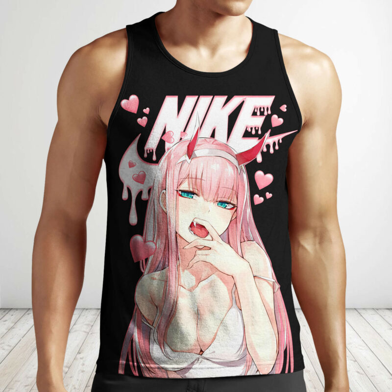 Customized Anime Gift Zero Two Kawaii Fan Pink Adult And Kid Tshirt