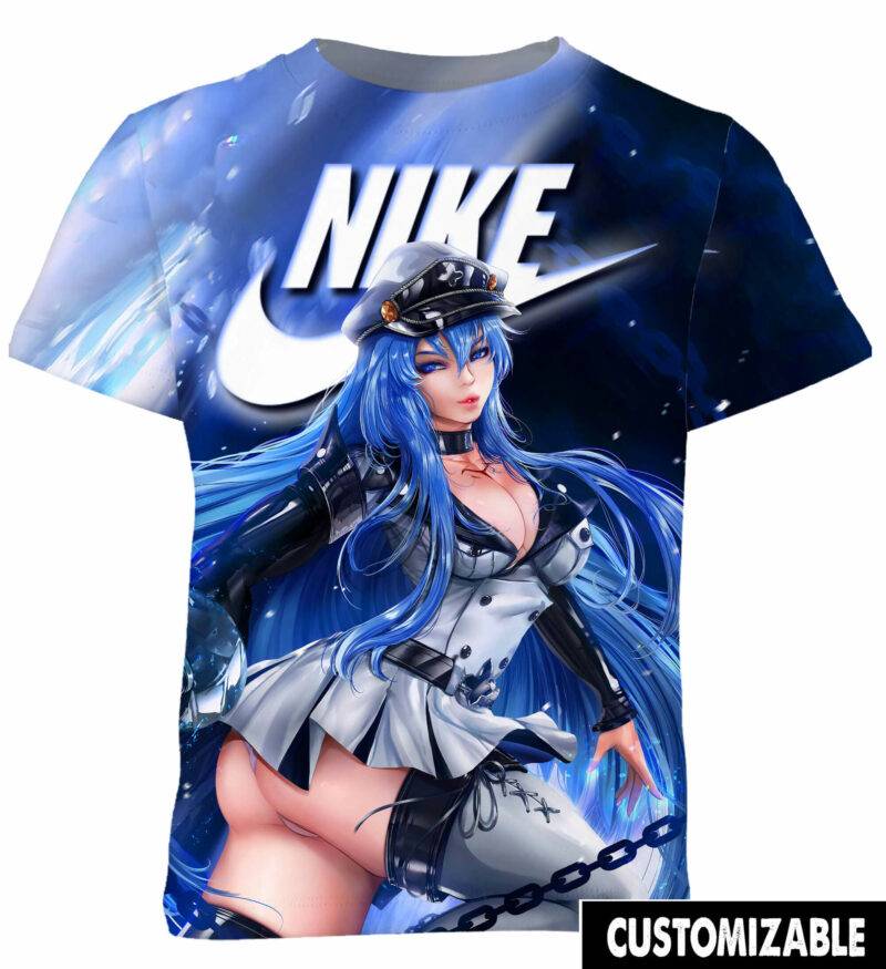 Customized Akame Ga Kill Esdeath Kawaii Tshirt Adult And Kid Tshirt