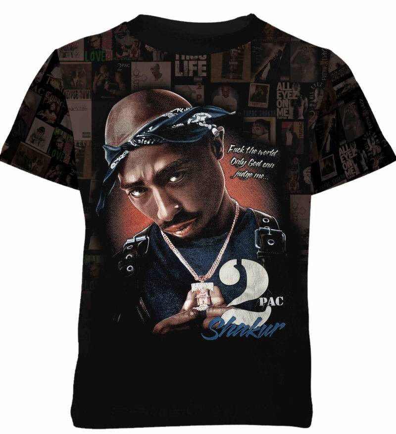 Customized Tupac Shakur Tshirt Album Cover Tshirt Adult And Kid Tshirt