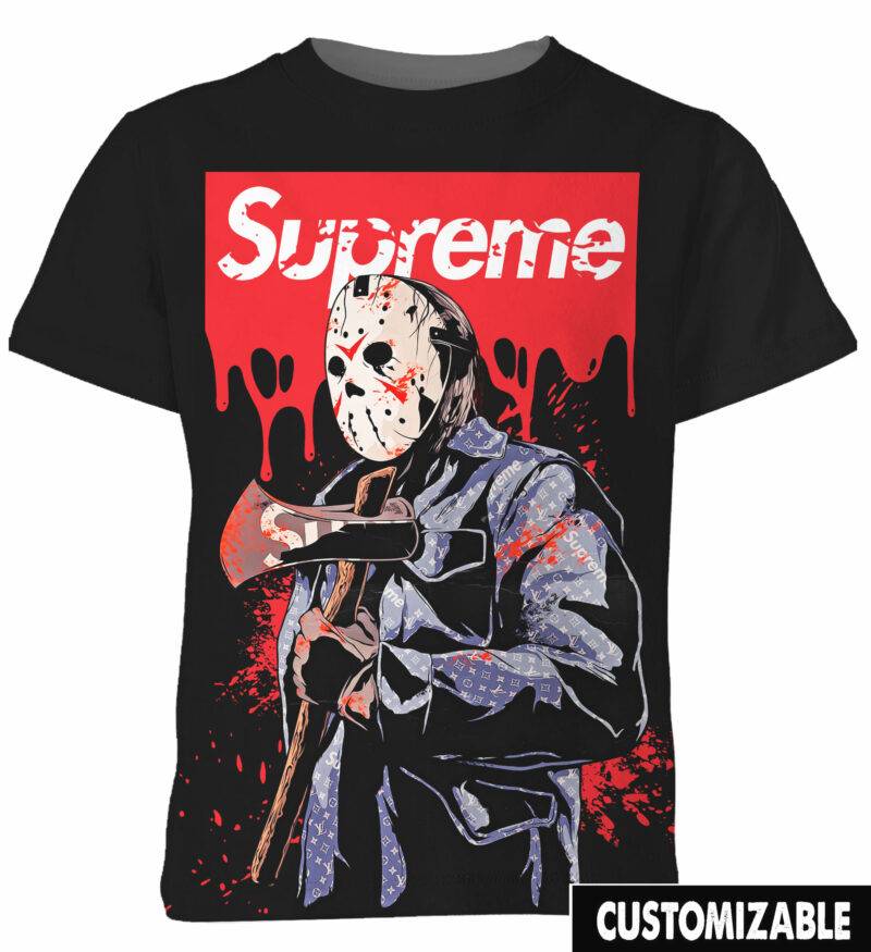 Customized Jason Voorhees X Brand Halloween Gift For Horror Fan Shirt, Killers Horror Movie Shirt Adult And Kid Tshirt Hoodie VA