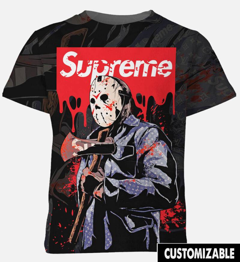 Customized Jason Voorhees X Brand Halloween Gift For Horror Fan Shirt, Killers Horror Movie Shirt Adult And Kid Tshirt Hoodie VA