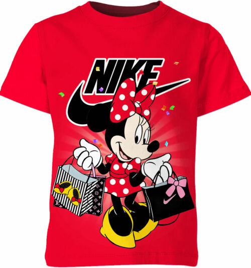 Customized Disney Gift For Minnie Mouse Fan Adult And Kid Tshirt