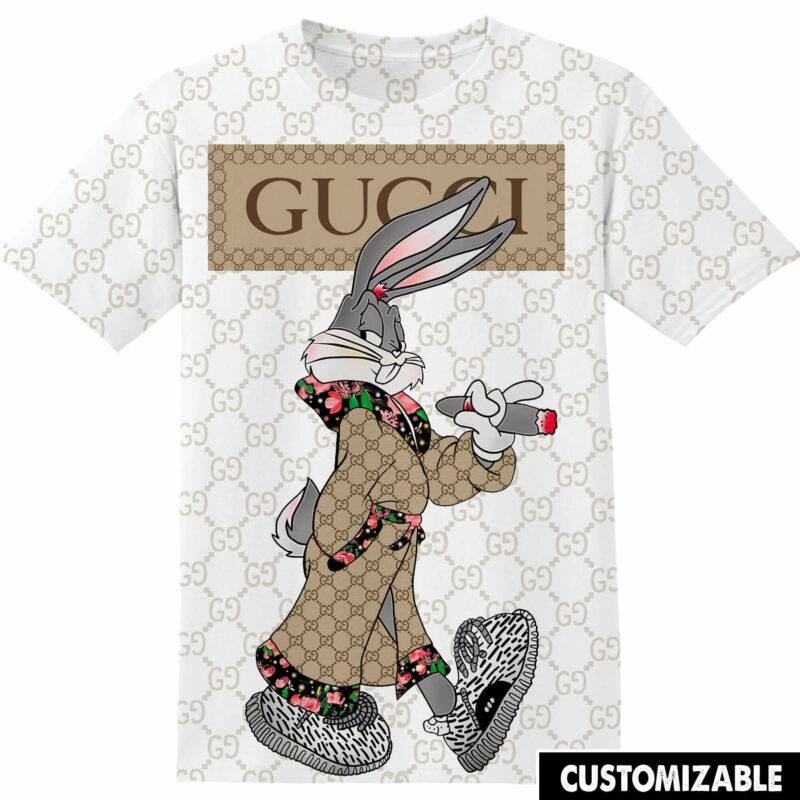 Customized Cartoon Gift For Bugs Bunny Fan GG Luxury Adult And Kid Tshirt HG