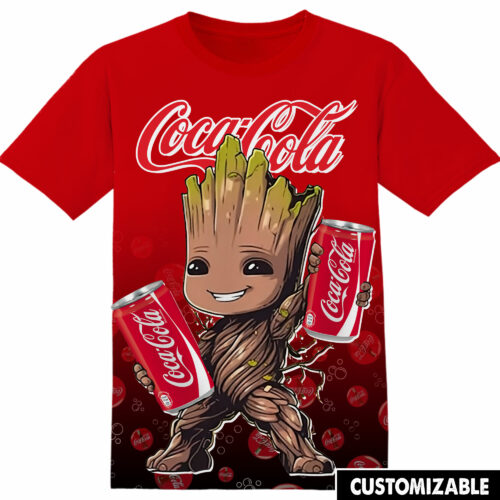 Customized Coca Cola Groot Tshirt Adult And Kid Tshirt
