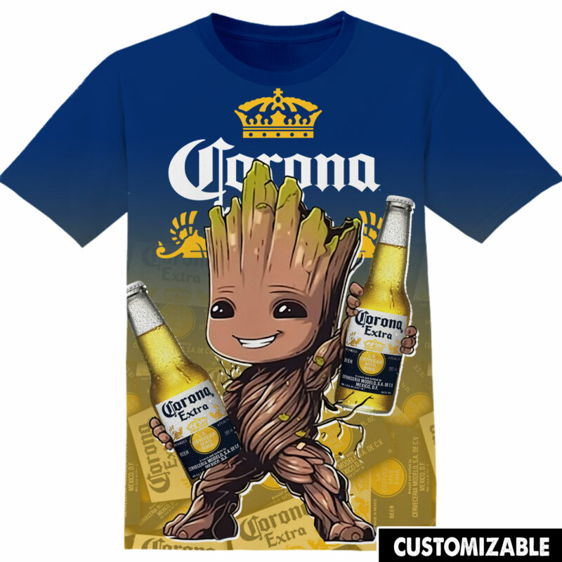 Customized Corona Groot Tshirt Adult And Kid Tshirt