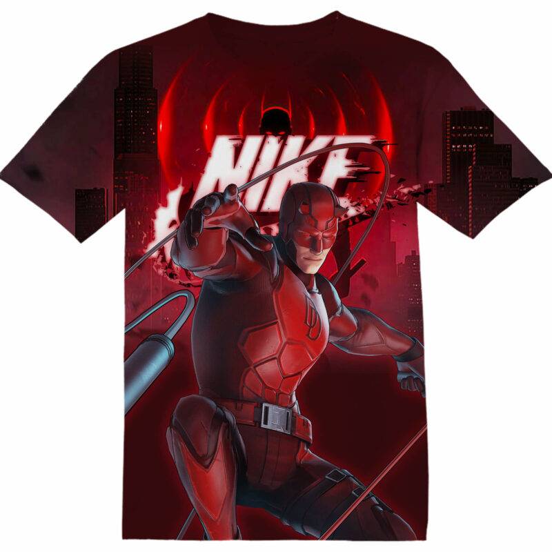 Customized Marvel Daredevil Tshirt Adult And Kid Tshirt