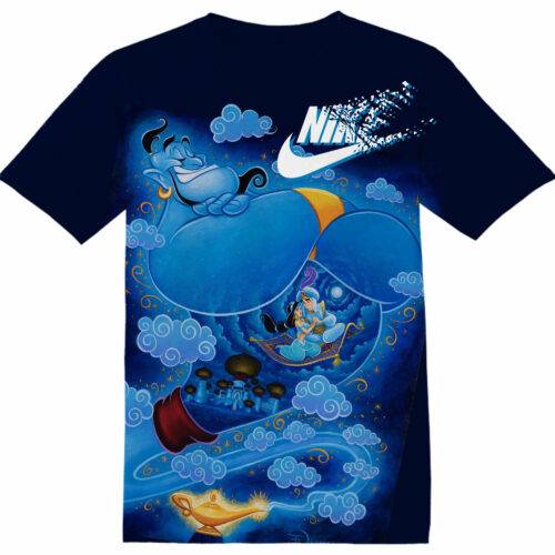 Customized Disney Gift Aladdin Genie Tshirt Adult And Kid Tshirt