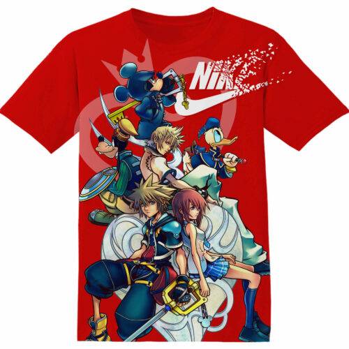 Customized Gaming Kingdom Hearts Tshirt Adult And Kid Tshirt