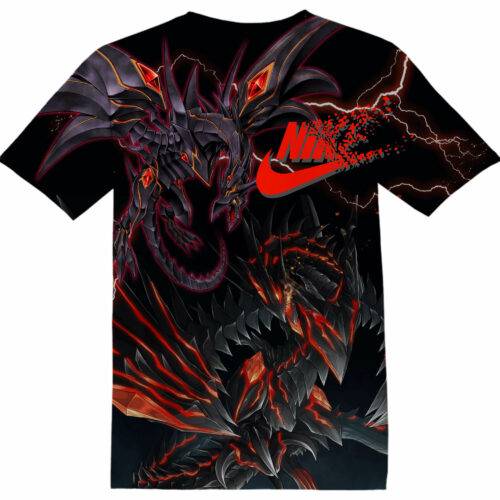 Customized Red Eyes Darkness Dragon Yu Gi Oh Tshirt Adult And Kid Tshirt