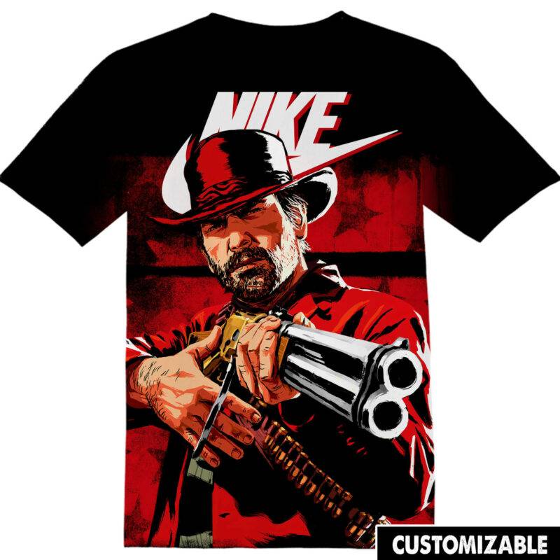 Customized Gaming Red Dead Redemption John Marston Tshirt Adult And Kid Tshirt