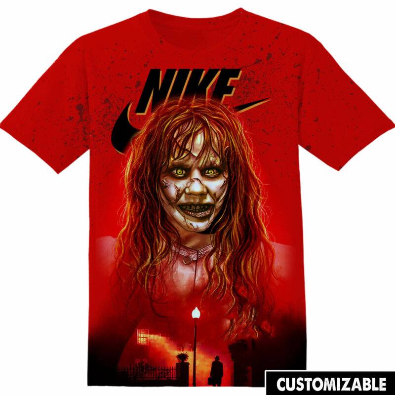 Customized Halloween Regan MacNeil The Exorcist Tshirt Adult And Kid Tshirt