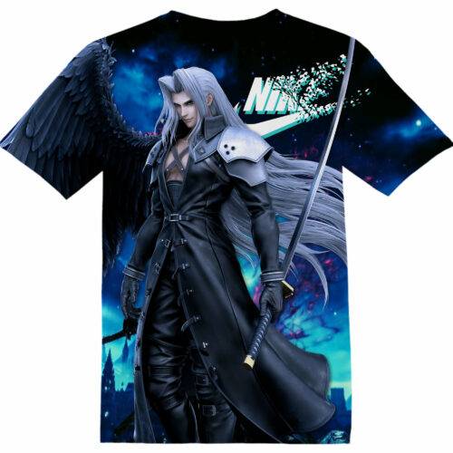 Customized Gaming Final Fantasy Sephiroth Tshirt Adult And Kid Tshirt